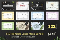 640 Premade Logos Mega Bundle Product Image 29