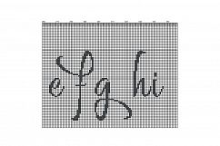 Cross Stitch Alphabet Pattern - Alph97 Product Image 4