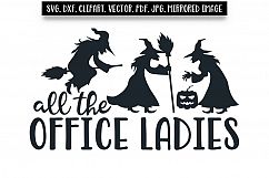 All the office ladies Halloween for women svg clipart dxf Product Image 3
