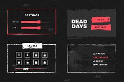 Grunge UI Vectors Kit Product Image 7