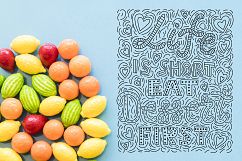 Love is sweet. Lettering and illustrations Product Image 10