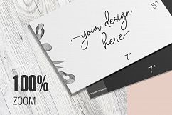 5x7 inch Postcard and Envelope Mock-Ups Product Image 2