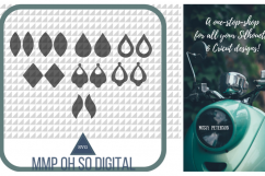 Teardrop Earring Bundle SVG, earrings SVG, earrings template, for silhouette, for cricut, vector SVG Product Image 1