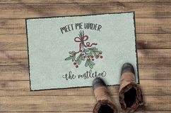 Christmas SVG - Meet Me Under the Mistletoe Product Image 2