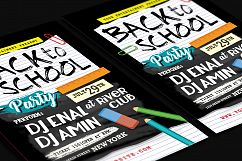 Back to School Party Flyer Product Image 3