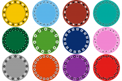 Bandana Border Patterns &amp; Frames Product Image 2