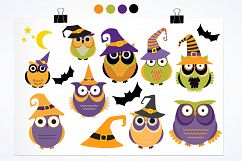 Halloween Owls graphics and illustrations Product Image 2