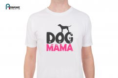 Dog Mama SVG, Dog SVG File, Dog Graphics, Paw SVG Product Image 2