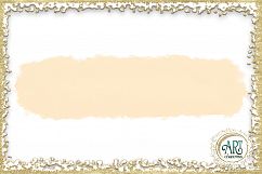 Champagne Beige Ivory Glitter Brush Strokes 24 PNG Aqua clipart Splashes  Product Image 3