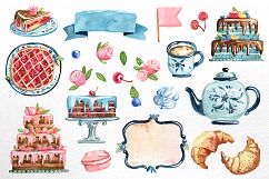 Watercolor cakes and sweets Product Image 3