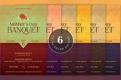 Mothers Day Banquet Flyer Template Product Image 6