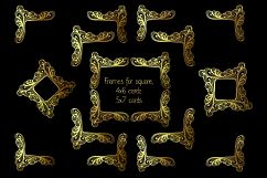 Gold frames, wreaths, corners Product Image 2