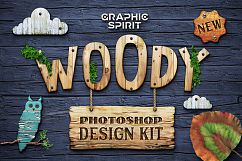 WOODY Photoshop Design Kit Product Image 1