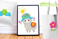 Alpaca party graphics and illustrations Product Image 5