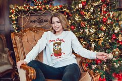 Christmas Sweatshirt Mock-Up Product Image 10