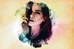 Watercolor Photoshop PSD Template Product Image 5