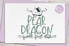 Pear Dragon.Sweet font duo&extras Product Image 1