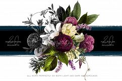 Night and Day Floral Bouquet Graphics Product Image 2