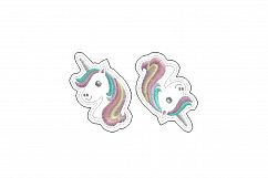 Unicorn Head Feltie Grouped Layouts Design Product Image 6