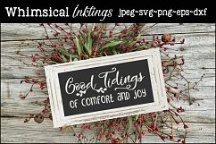 Good Tidings Christmas SVG Product Image 1