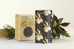 Sketch of tropical fruits. Product Image 5