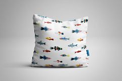 Aquarium Fishes Watercolor Clipart Product Image 9