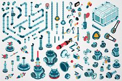 Isometric Machinery Construction Kit Product Image 6