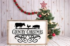 Christmas SVG Cut File - Country Christmas SVG DXF PNG EPS Product Image 4