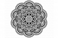  Mandala SVG DXF, Mandala Drawing, Mandala SVG files. Product Image 1