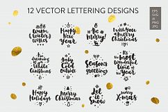 Merry Christmas Vector Set Product Image 9