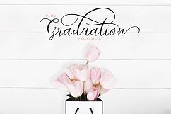 Graduation card example with Prologue Script