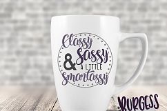 Classy Sassy &amp; a little smartassy | SVG DXF EPS PNG Product Image 4