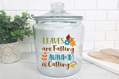 Leaves are Falling SVG - Fall SVG Cut File - DXF EPS PNG JPG Product Image 8
