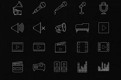 JI-Line Multimedia Icons Set Product Image 4