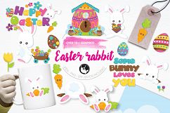 Easter Rabbit graphics and illustrations Product Image 1