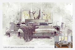 Architecture Sketch Photoshop Action Product Image 9