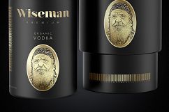 Matte Glass Bottle Mockup Product Image 5