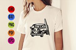 Campervan SVG Cutting File  Product Image 3