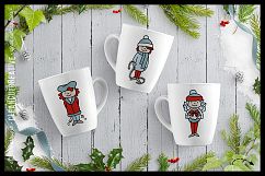 Cute Christmas Clan - Christmas Family Characters cutfiles Product Image 4