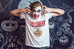 Halloween T-Shirt Mock-Up Product Image 15