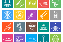 150 Law &amp; Order Line Multicolor B/G Icons Product Image 2