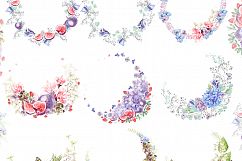HandDrawn WATERCOLOR Wedding Flowers Product Image 3