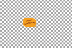 Colorful Thanksgiving Turkey clip art, Happy Thanksgiving Product Image 16