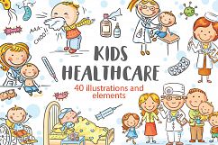 Kids healthcare, families, kids, doctors, illnesses Product Image 1