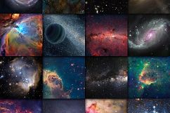 Space Digital Paper Textures Product Image 3