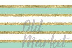 Mint and Gold Digital Paper Product Image 2