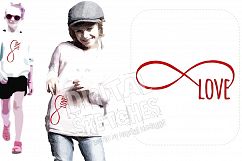 Love Infinity Loop Machine Embroidery Design 5 Sizes Product Image 1