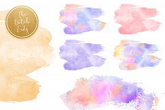 Watercolor Paint Party Smears Clipart  Product Image 3