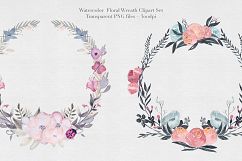 Watercolor Floral Wreaths Vol.2 Product Image 2