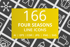 166 Four Seasons Line Inverted Icons Product Image 1